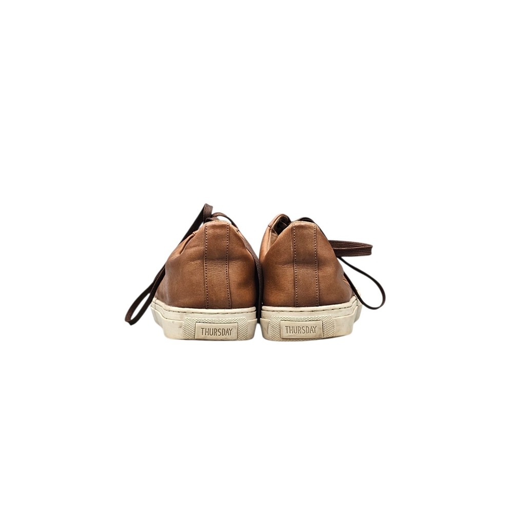 Thursday Men's Size 10 US Premier Low Top Toffee Tan Leather Sneakers Shoes READ - Picture 4 of 8